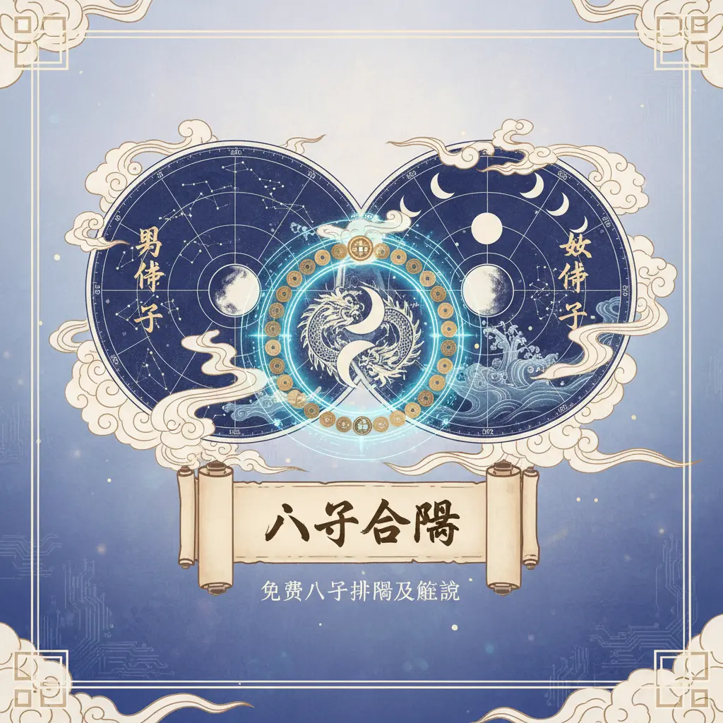 免費八字排盤及解說 - 八字合盤