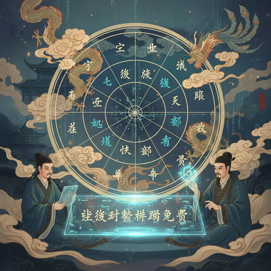 紫微斗數排盤免費 - 命盤