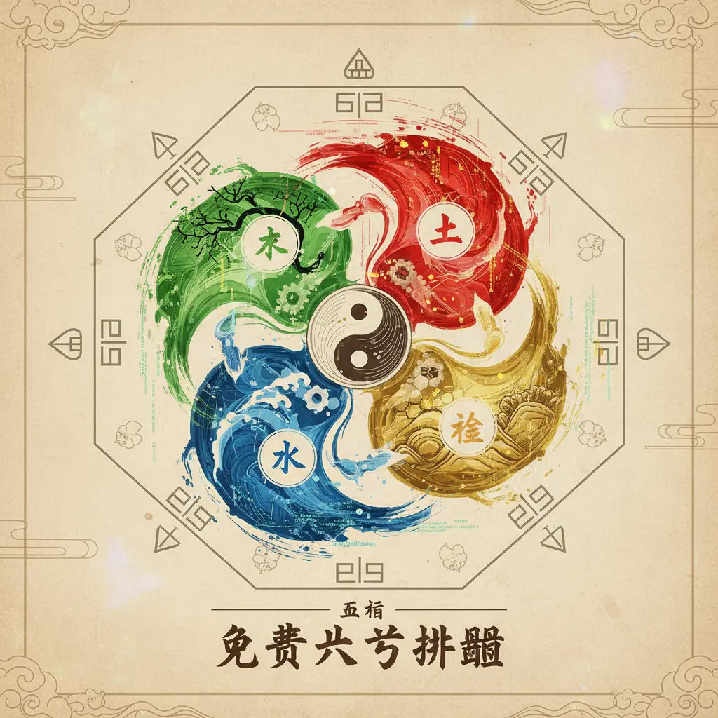 免費八字排盤 - 五行