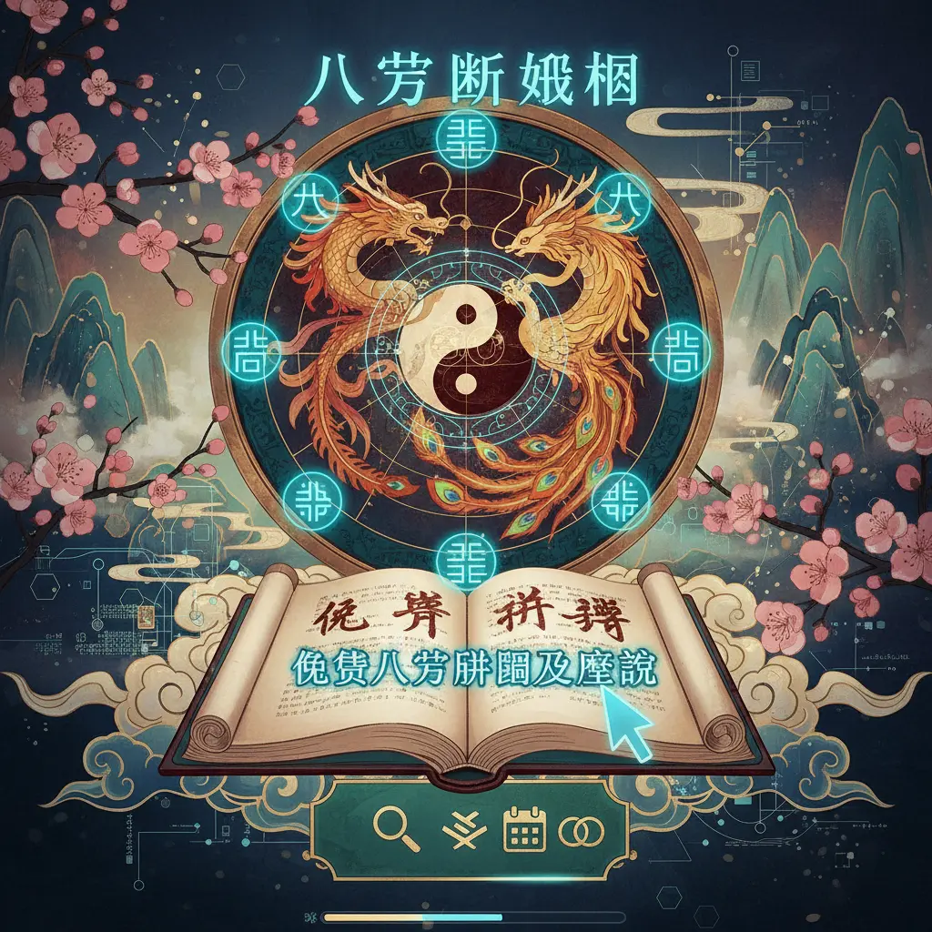 免費八字排盤及解說 - 八字斷婚姻