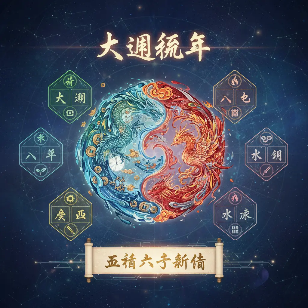 五行八字算命 - 大運流年