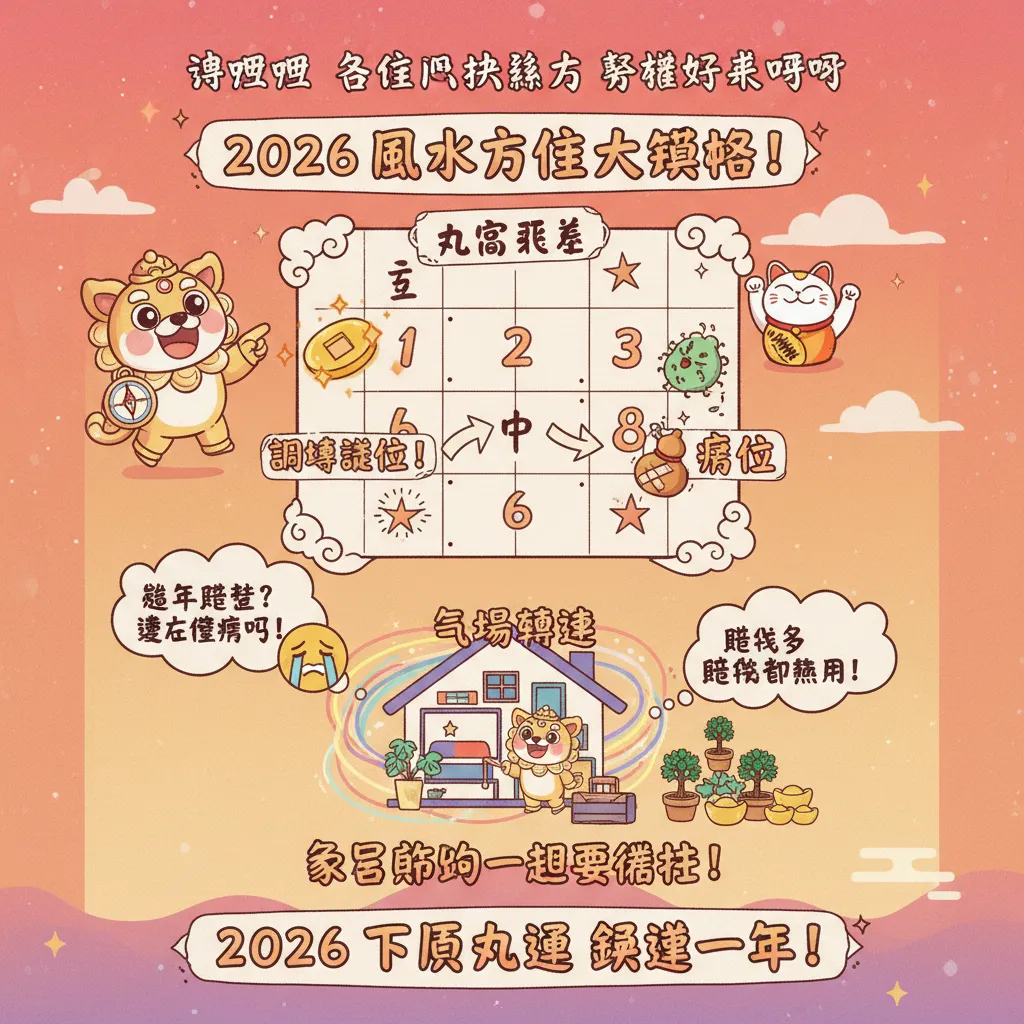 2026風水方位：九宮飛星佈局與催財方法指南