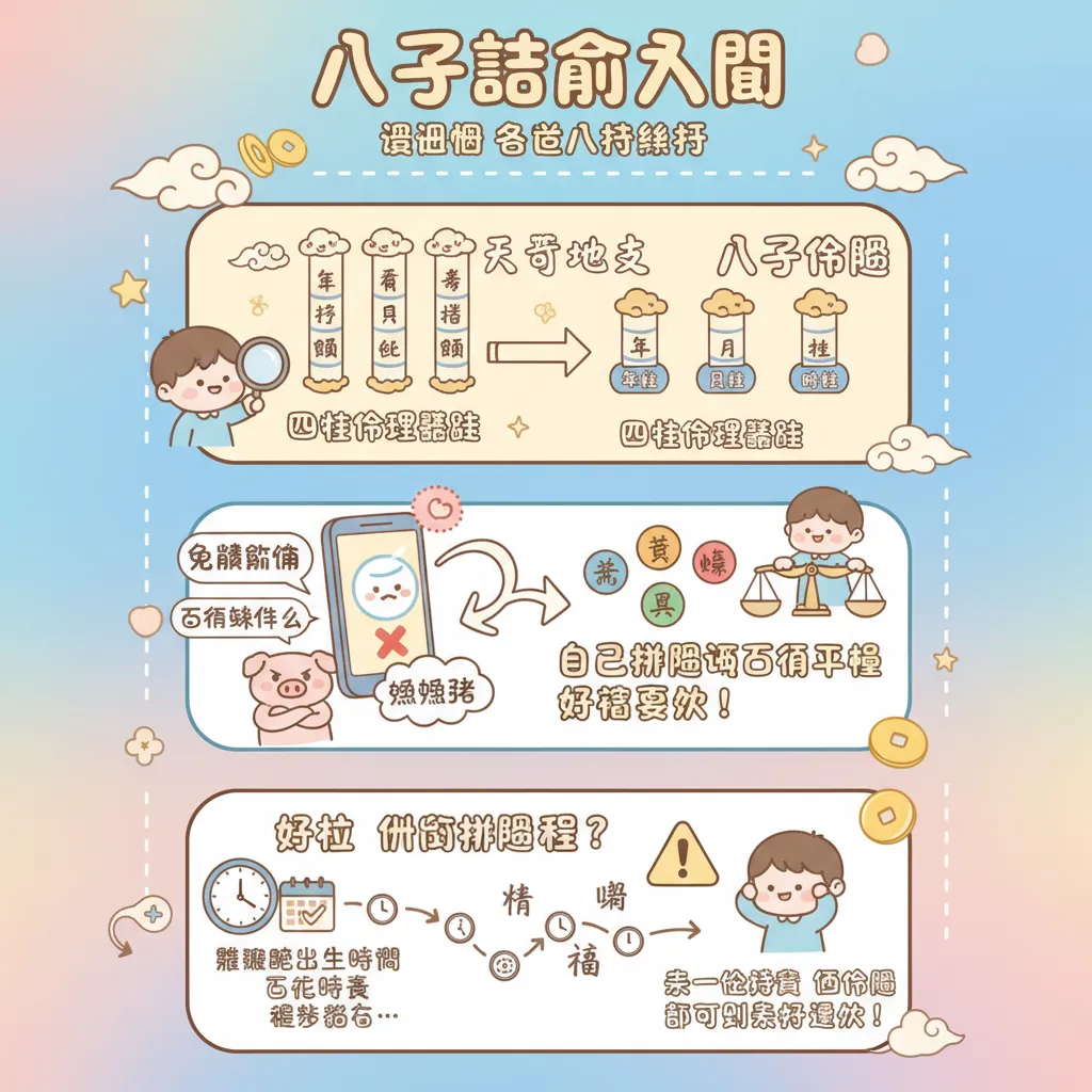 八字計算入門：點樣透過排盤睇清流年運勢同五行平衡？