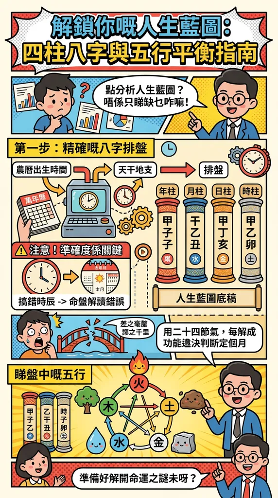 點樣透過四柱八字分析人生藍圖同五行平衡？