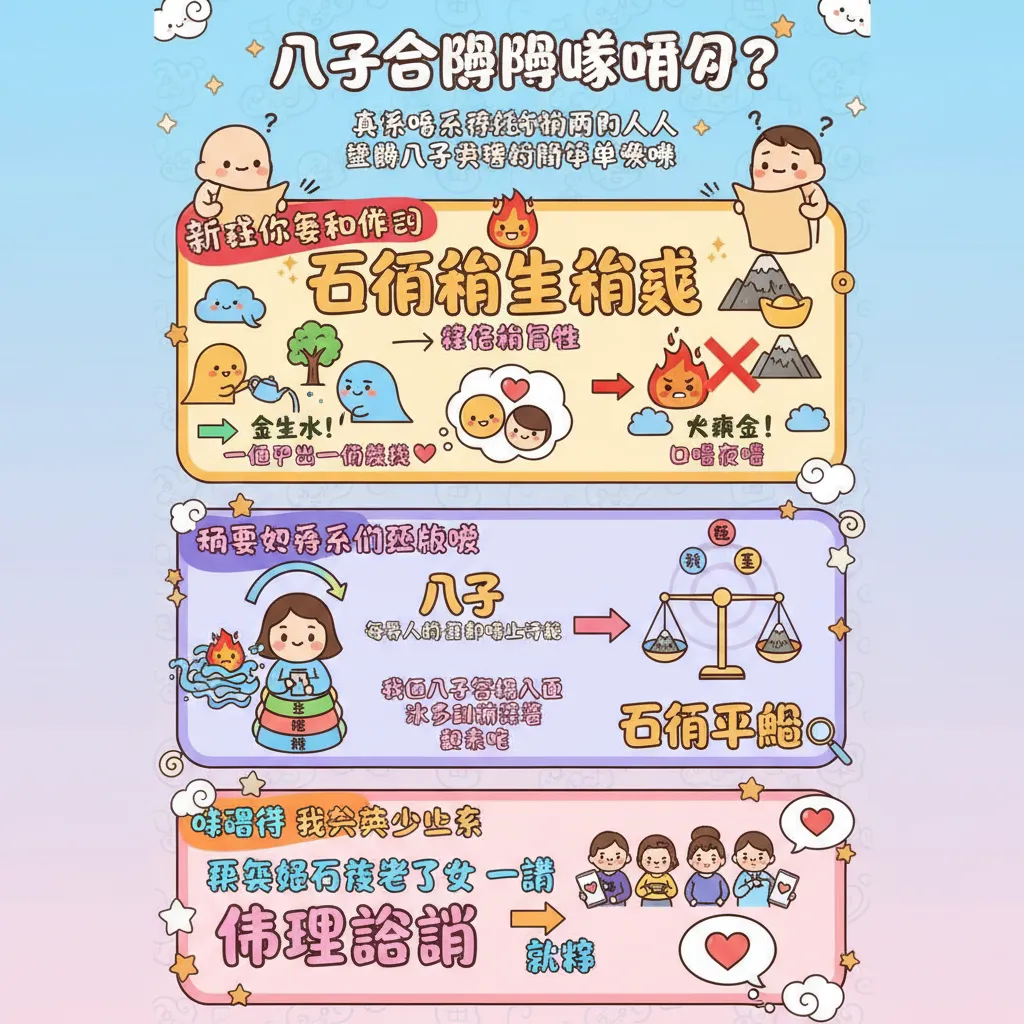 八字合盤點樣睇？五行相生相剋分析性格相容性
