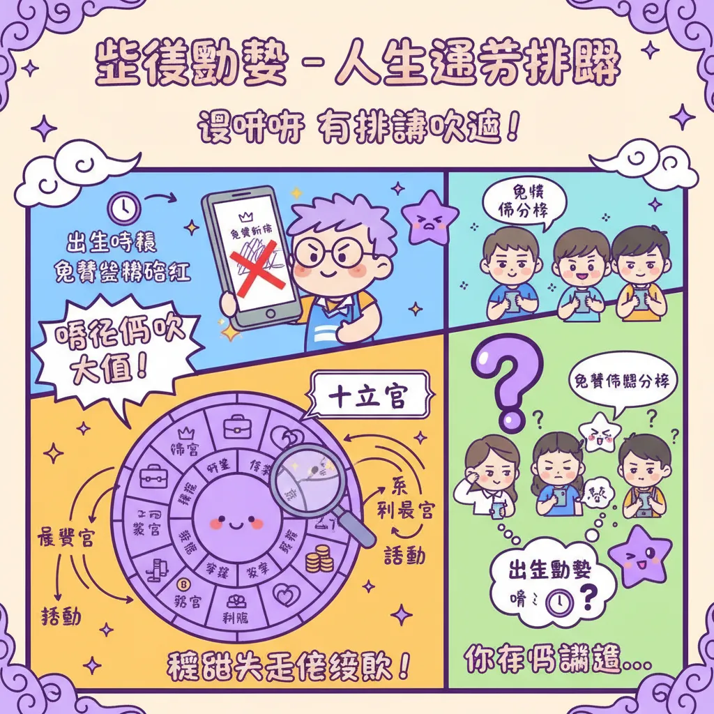 點樣透過紫微鬥數排盤分析人生運勢？