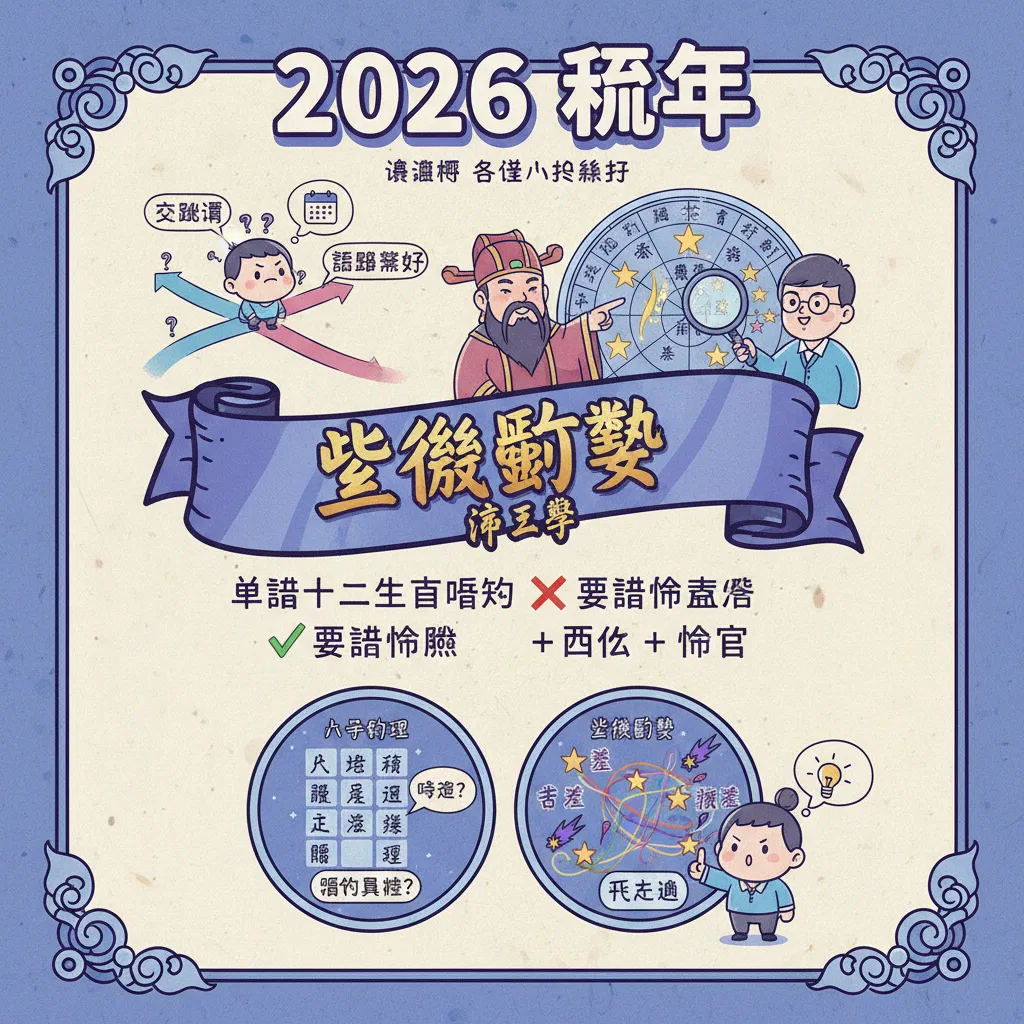 2026流年運勢分析：點樣靠紫微鬥數趨吉避兇？