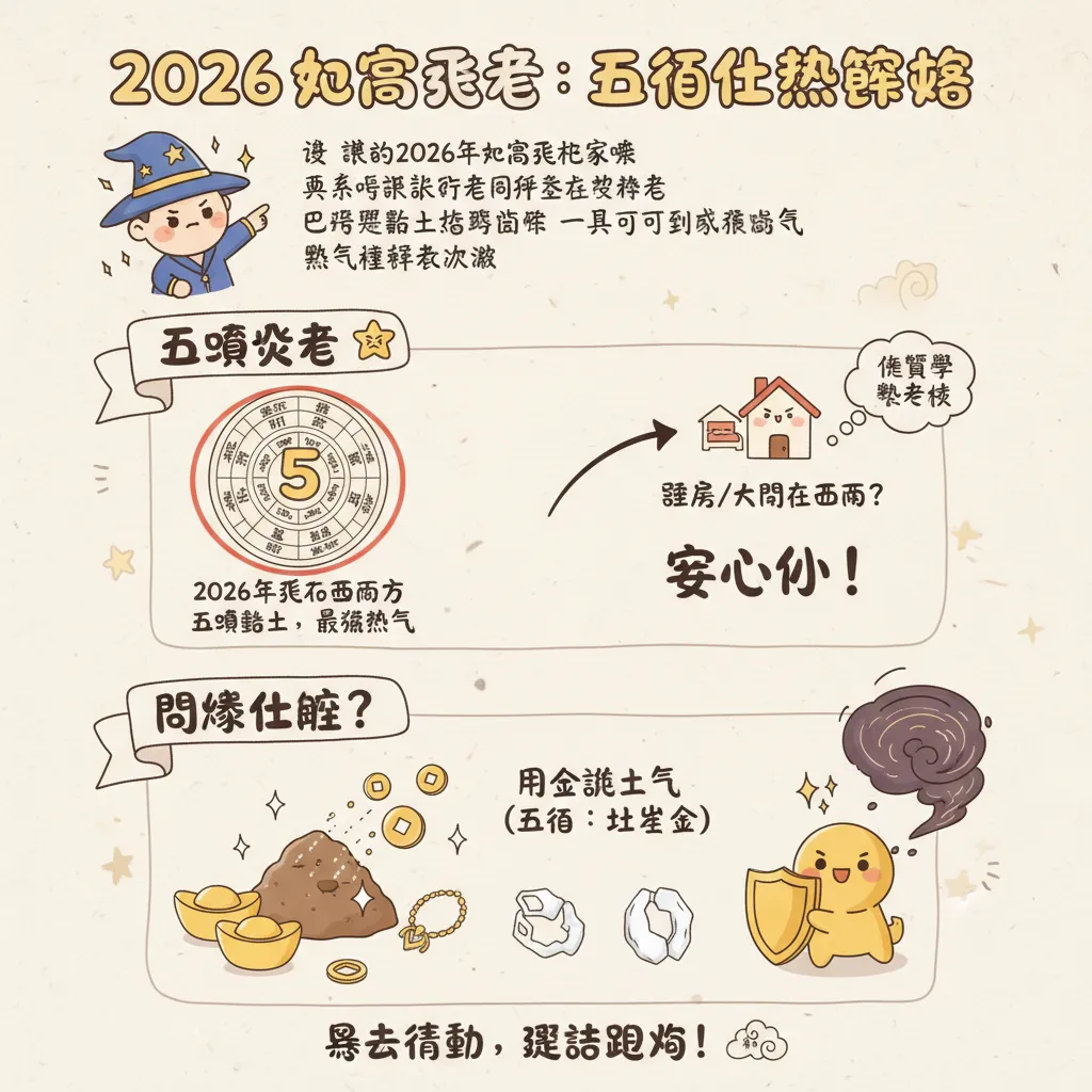 2026九宮飛星指南：點樣化解五黃災星同犯太歲？