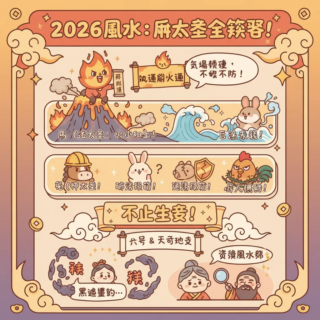 2026風水指南：十二生肖點樣化解犯太歲？