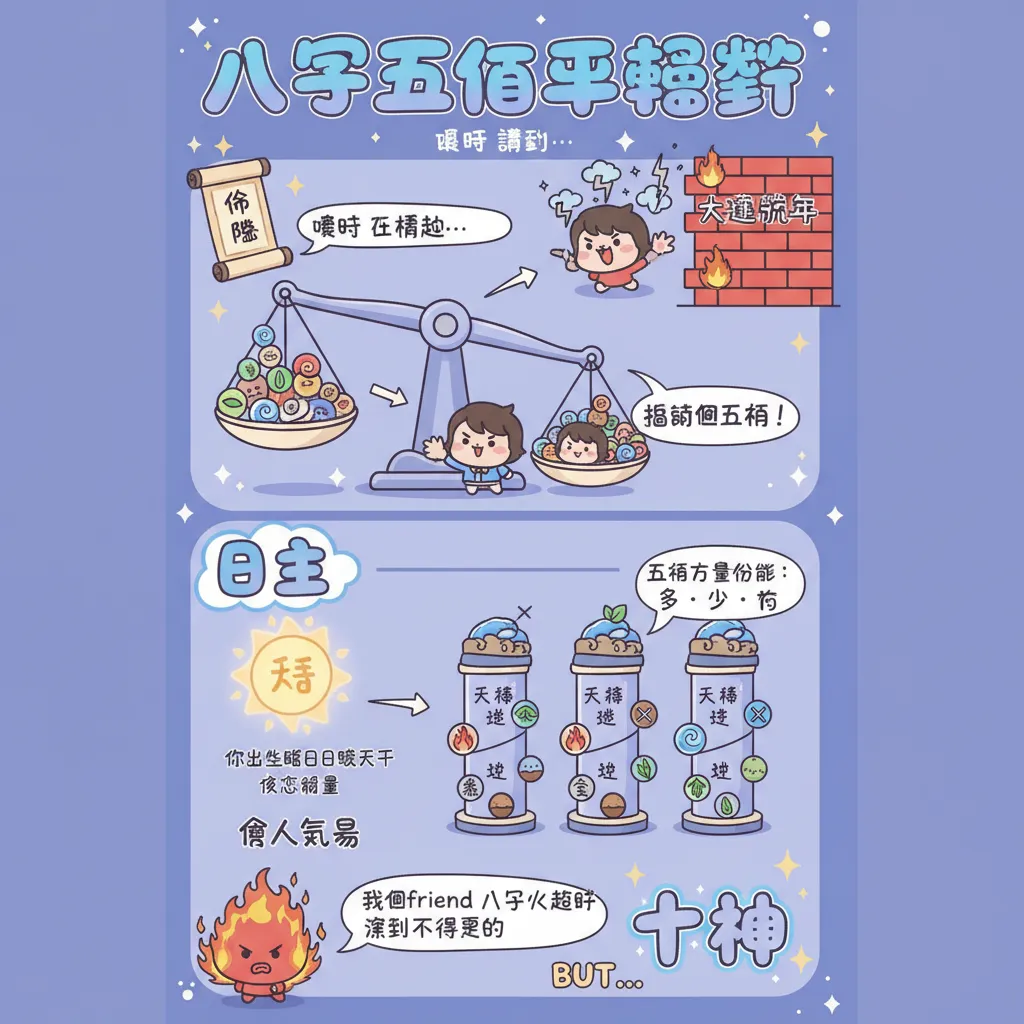 運用八字五行平衡術，教你大運流年趨吉避兇