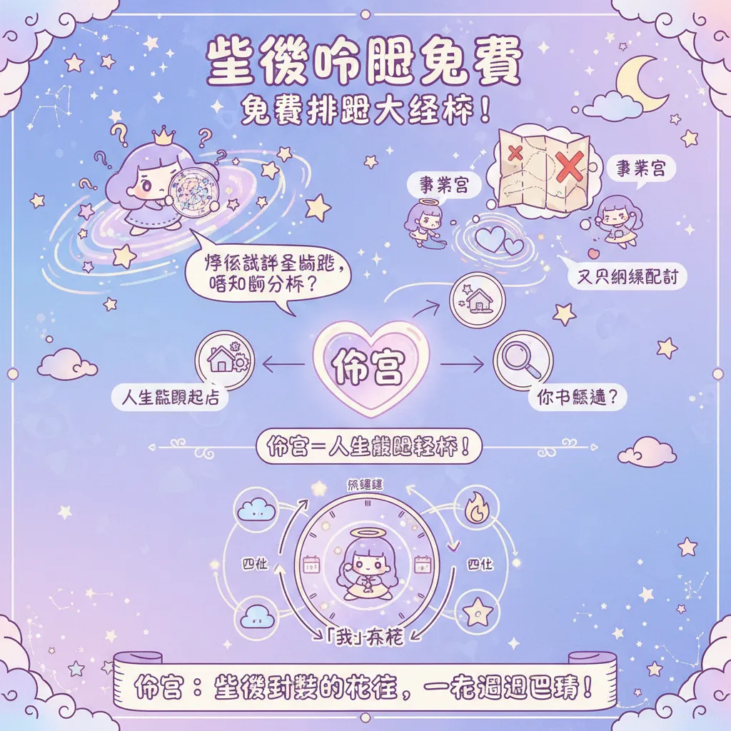 紫微命盤免費排盤：點樣透過命宮分析人生藍圖？