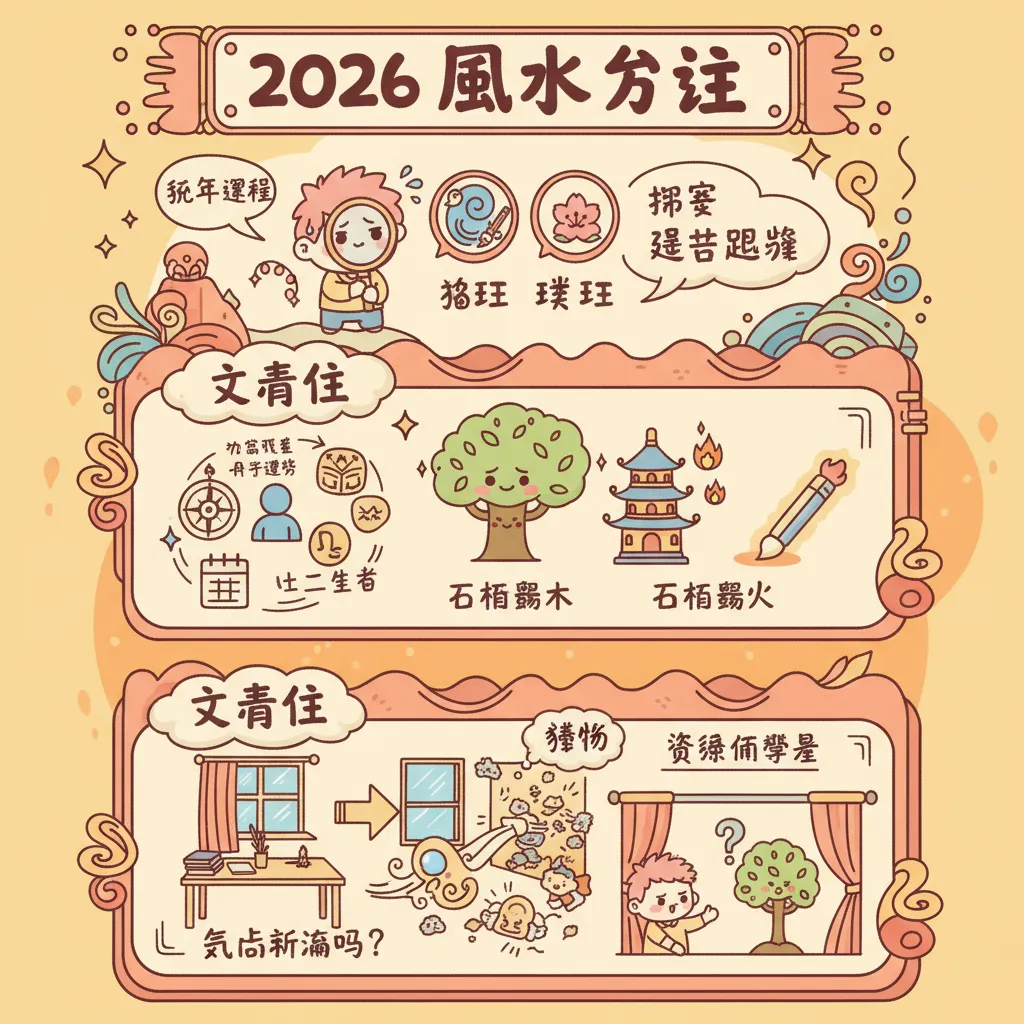 掌握2026流年運程：文昌位與桃花位趨吉避兇法