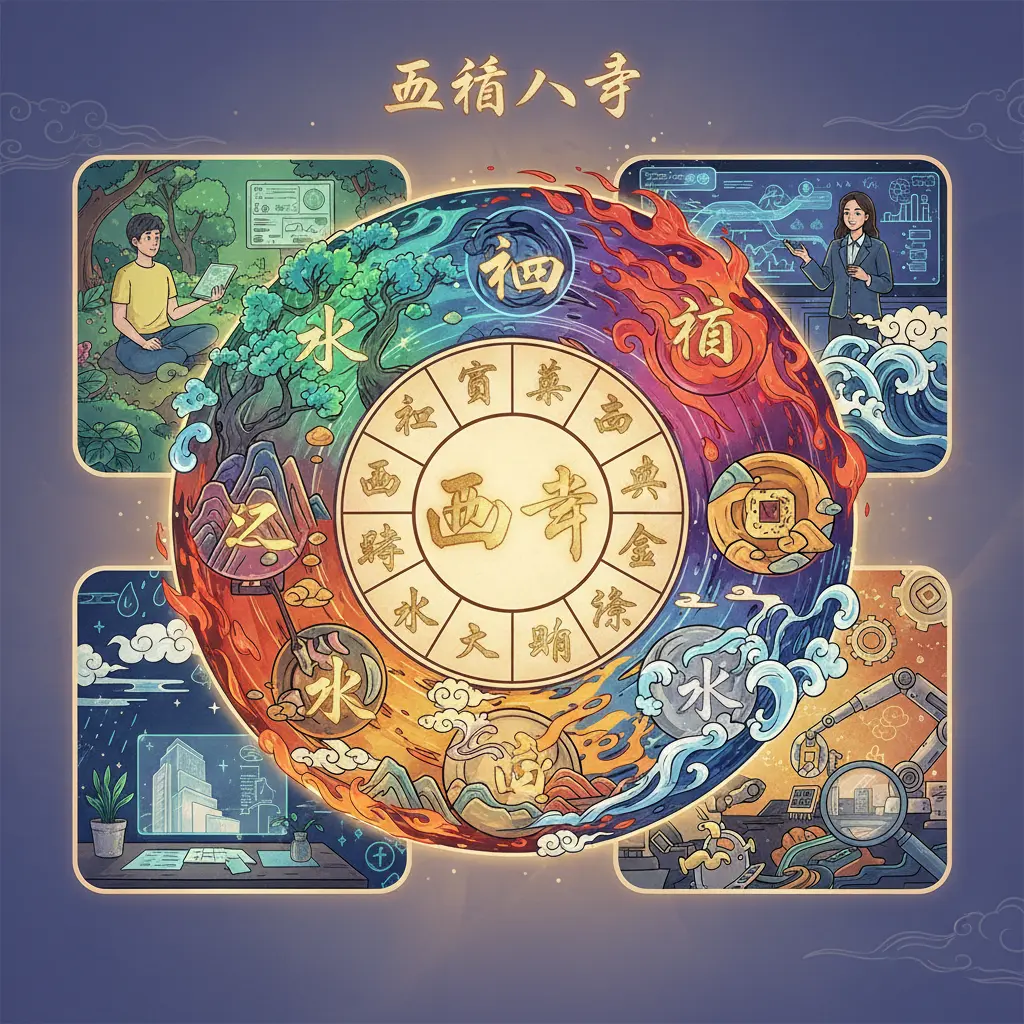 八字排盘 - 五行
