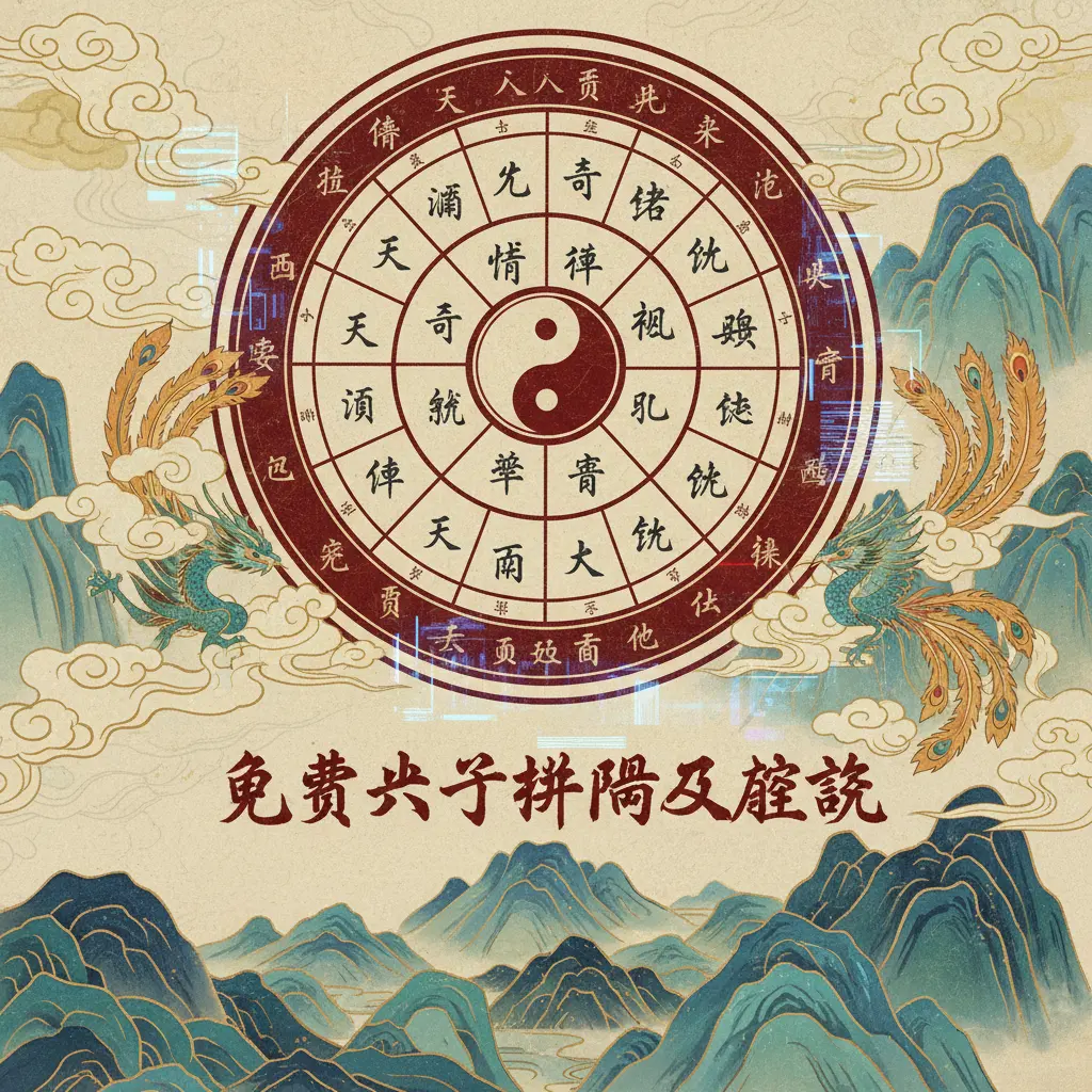 免費八字排盤及解說 - 八字命盤