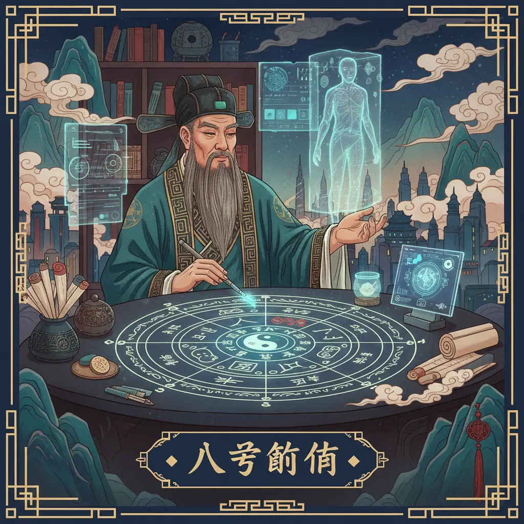 八字命盤 - 八字算命