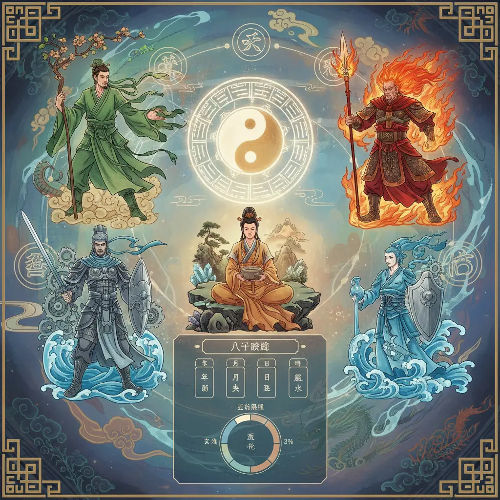 八字查詢 - 五行