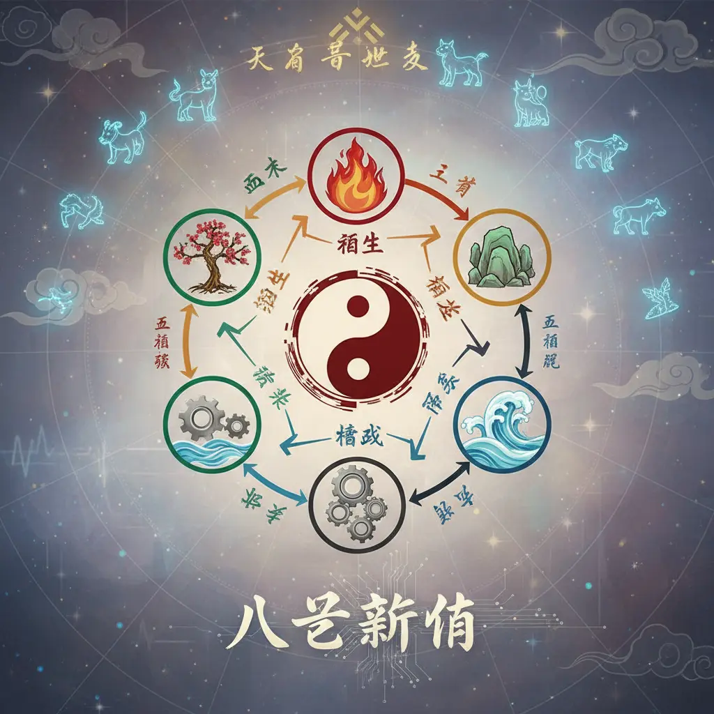 八字算命 - 五行生剋