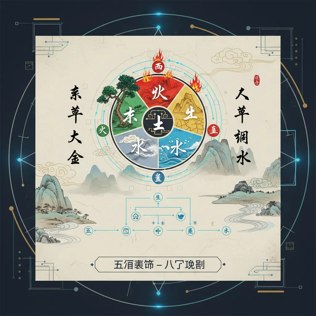 八字查詢 - 五行結構