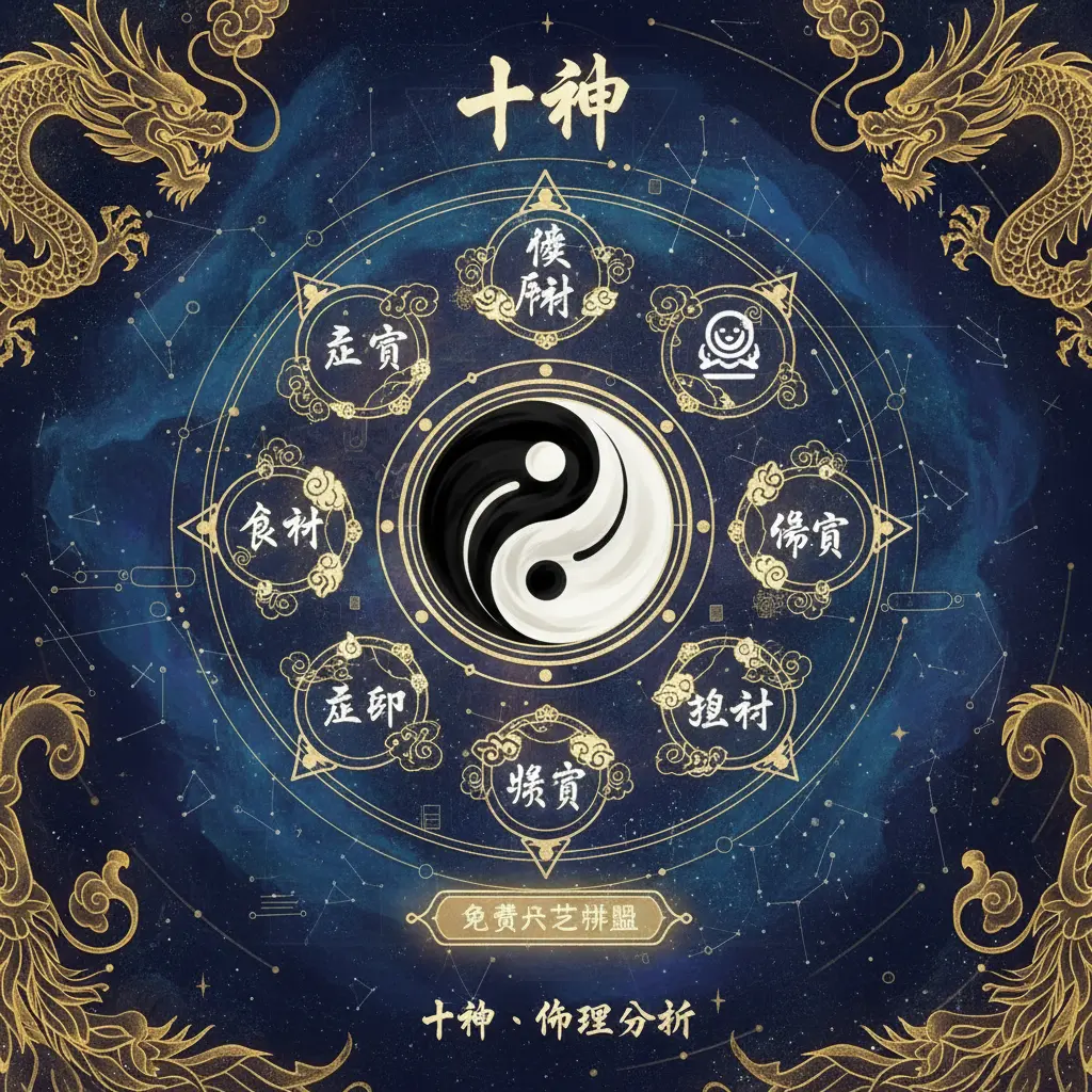 免費八字排盤 - 十神