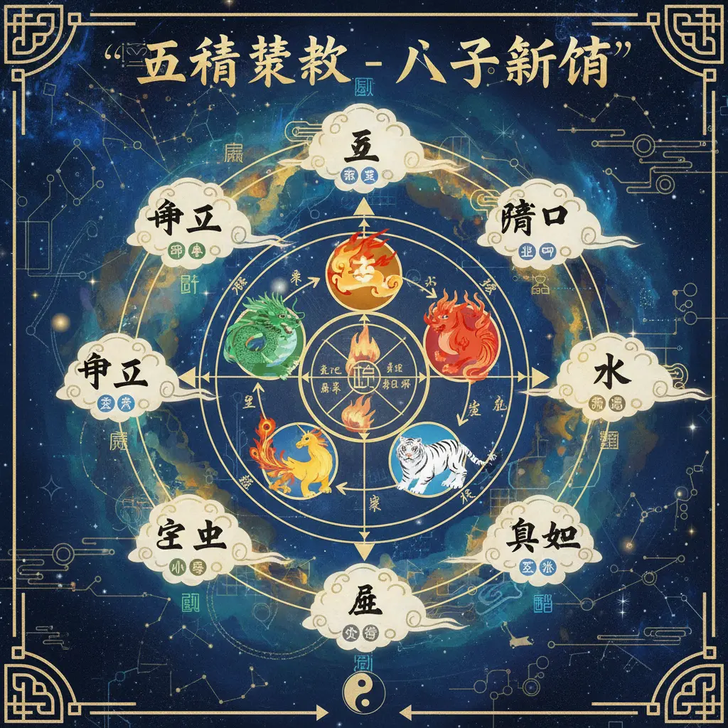 八字算命 - 五行結構