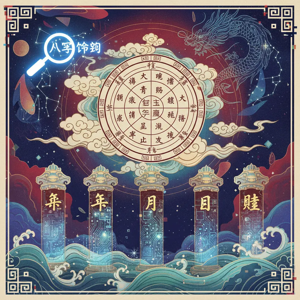 八字查詢 - 八字命盤