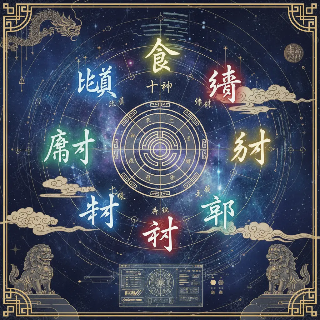 八字排盘 - 十神